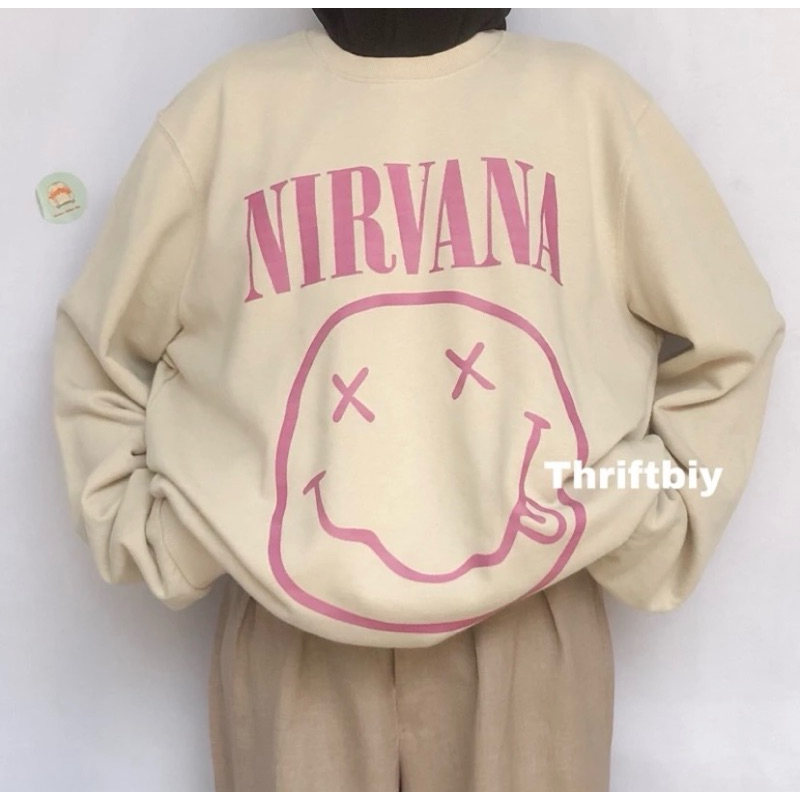 SWEATER CREWNECK OVERSIZE NIRVANA