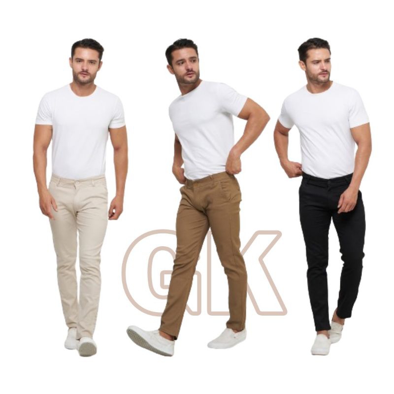 CELANA CHINO Pria Dickies Slim Fit Panjang Premium Kerja Kantor Santai Liburan Cowok Gentleman  Boy 