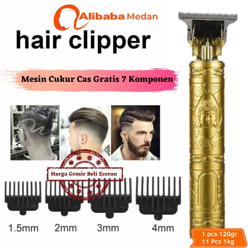 Alat Cukur Rambut Elektrik T9 Profesional Cukur Jenggot Elektrik Cukur Kumis Elektrik Mesin Cukur Bu