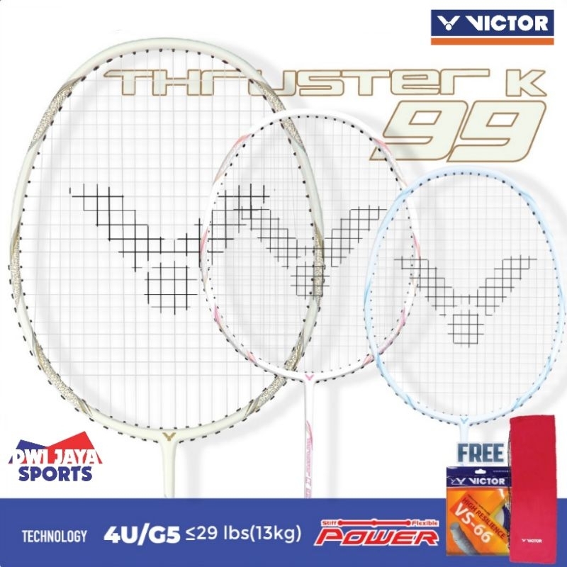 Raket Victor Original THRUSTER K 99 | Raket Victor TK 99 | Victor Tk-99