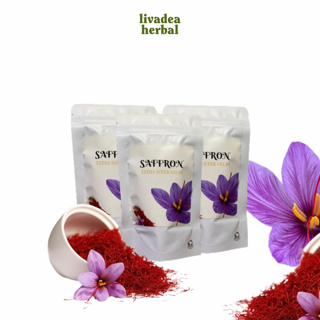 

Paket 3pcs Saffron Pack Safron Grade A Iran Persia Saffron Aman Untuk Kecantikan