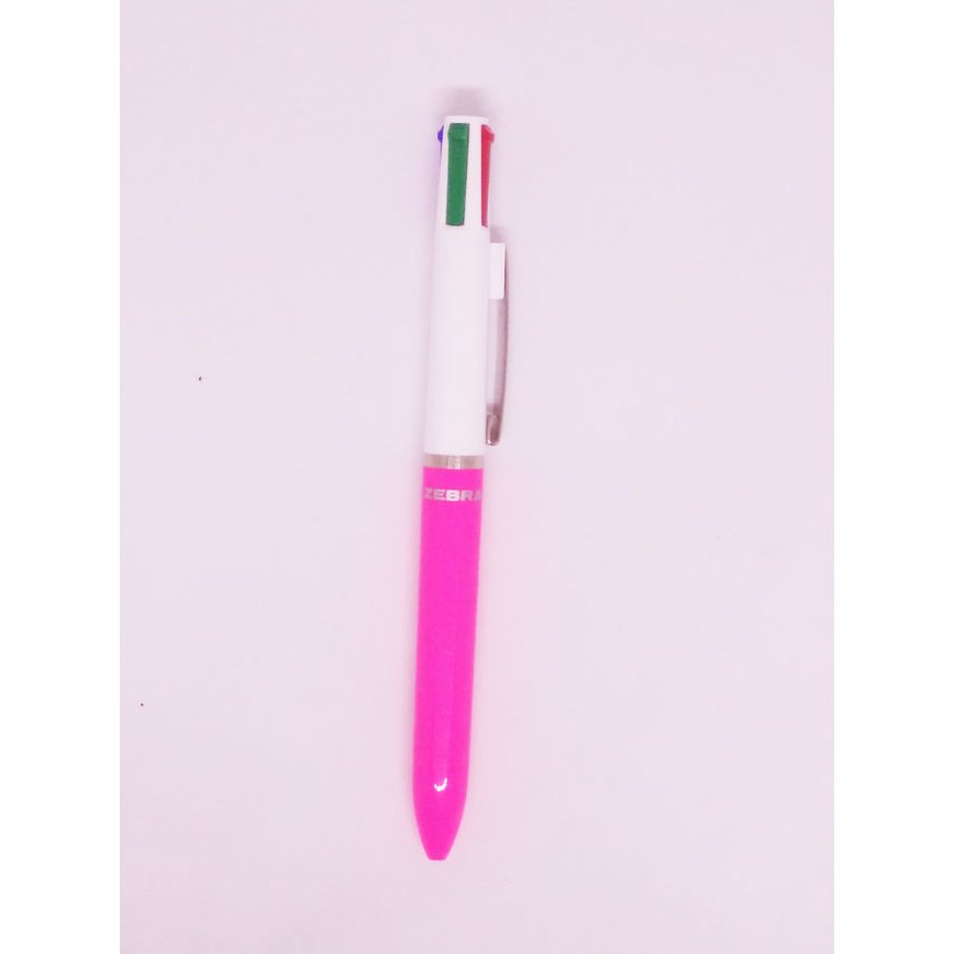 

Zebra A4C Set 4 Bolpoin Multifungsi Warna Pink Barrel