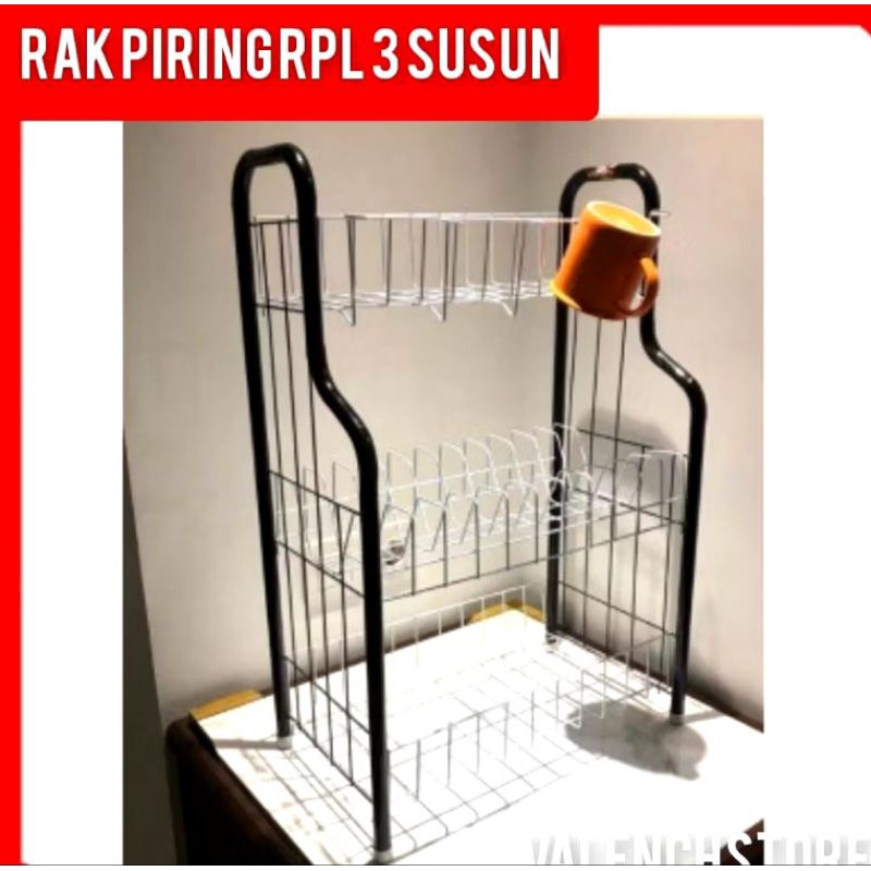 Rak Piring 3 susun