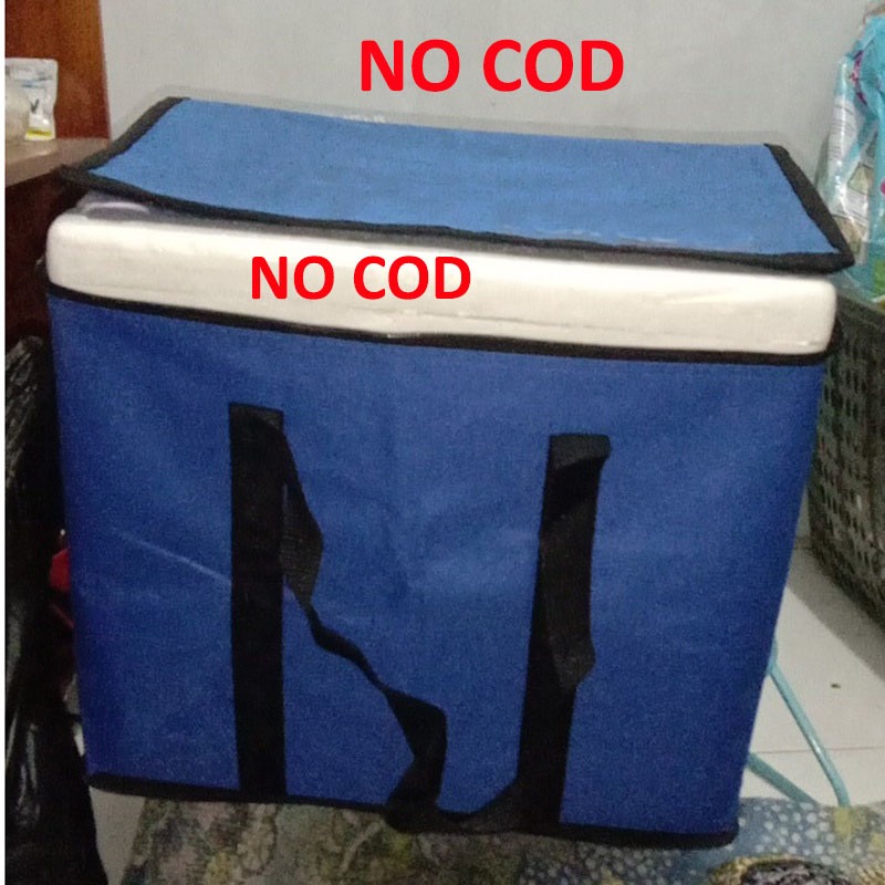 Tukuparty ( No ) Paket Tas Bekal Es Ukuran 35 X 26 X 31 Cm Dan Gabus Sterofoam Styrofoam Box Kotak