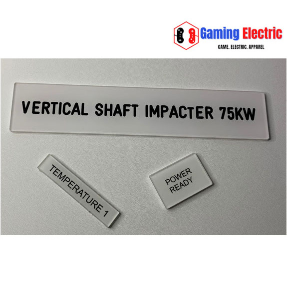 

Name Plate Panel W17cm x H2,5cm / Name Plate Acrylic