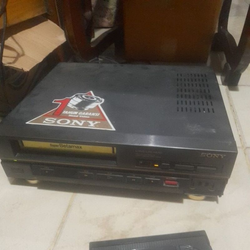 player video sony betamax sl 33 pal normal yang sangat langka