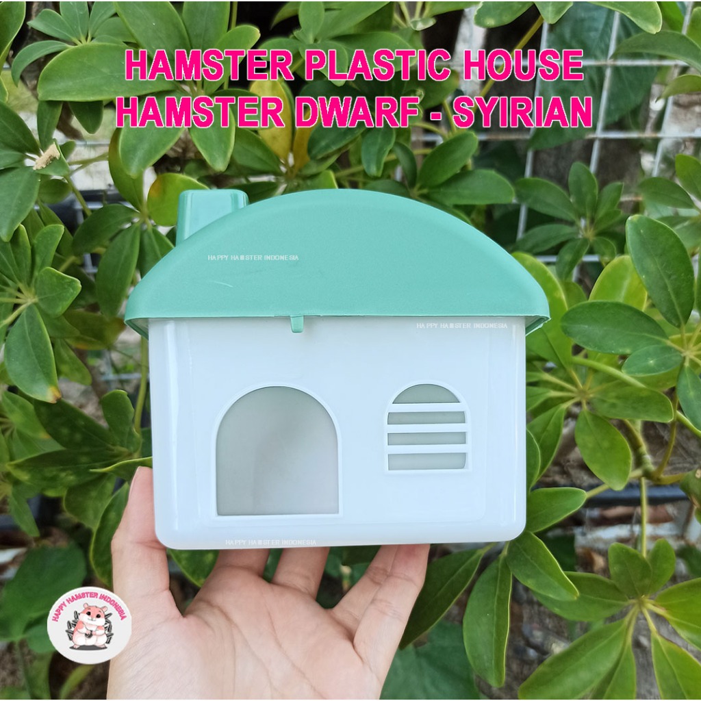 [ Happy Hamster ] RUMAH HAMSTER PLASTIK | PET HOUSE | RUMAH HAMSTER LUCU | HAMSTER HOUSE