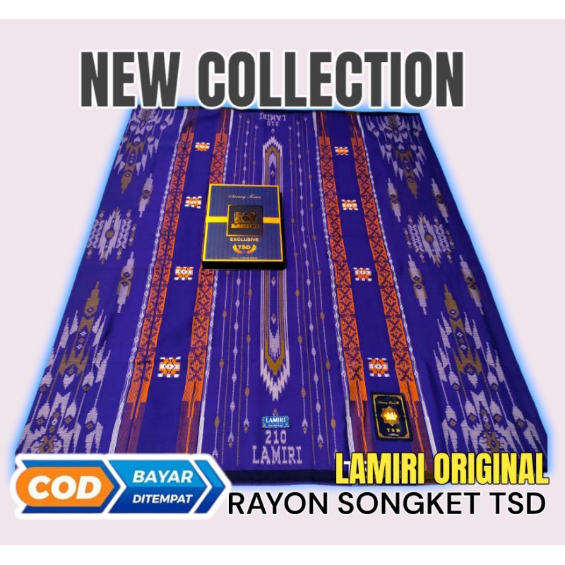 SARUNG LAMIRI RAYON TSD SONGKET LAMIRI ORIGINAL BISA COD
