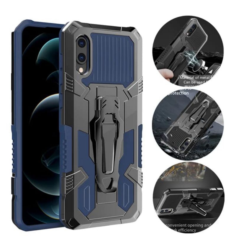 Royal_Store99 Case infinix note 10 10 PRO 11 11 PRO 12 Hard Case Standing Robot