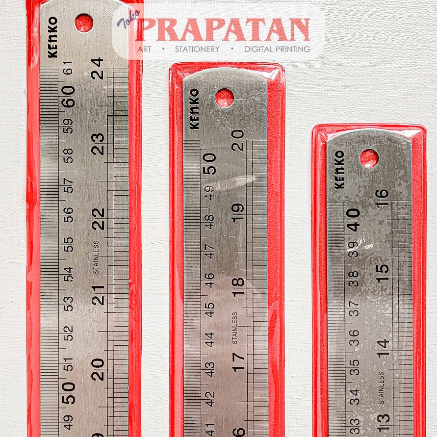 

MURMER Penggaris Besi Kenko 46cm Stainless Steel Ruler