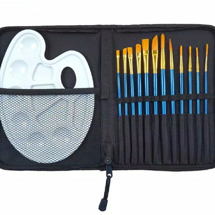 

PAKET HEMAT Kuas Set Palet Cat Brush Set BRS7