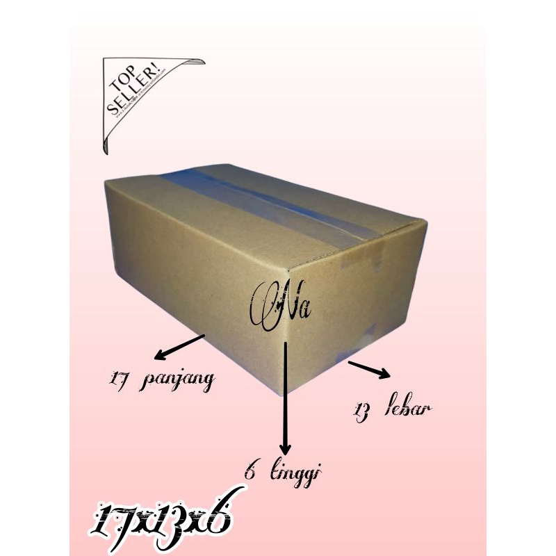 

kardus packing UK 17x13x6 kardus kecil kardus besar