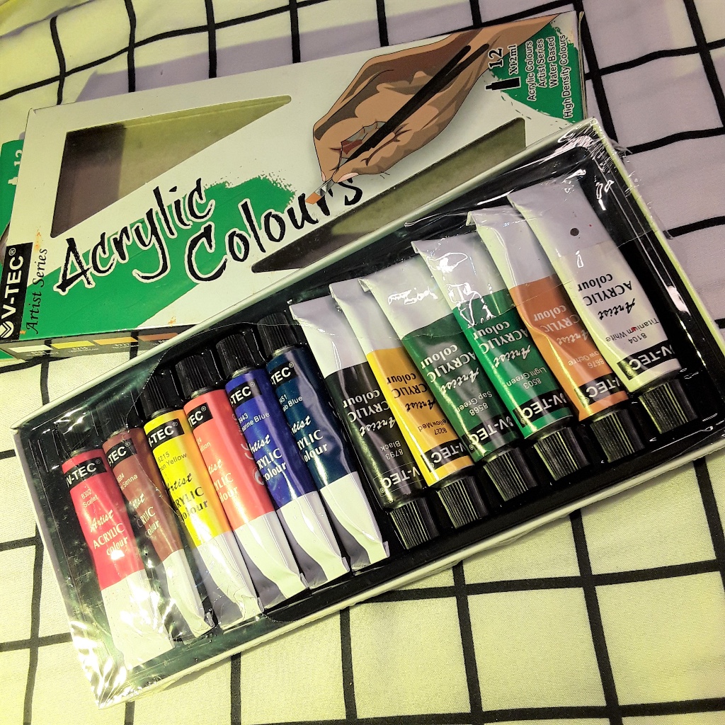 V-TEC 12 Acrylic Colours Artist Series Original