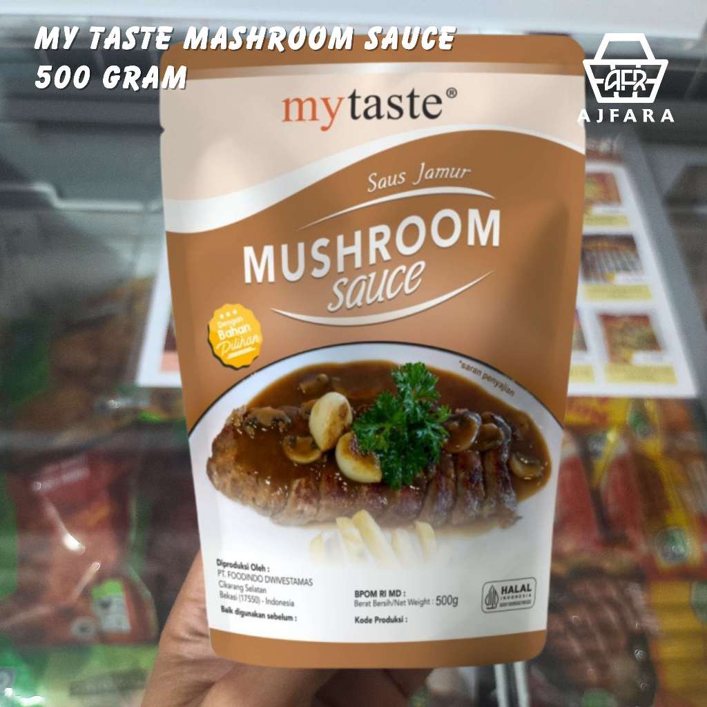 

(Lagi Murah) My Taste Mushroom Sauce 500 gram/Sauce Black Pepper 500g/Sauce Bulgogi 500g/Sauce Teriyaki 500g/ Spicy Bbq Lv.1 500g/My Taste Spicy Bbq Lv.2 500g/My Taste Spicy Bbq Lv.3 500g/My Taste Thai Chicken 500gMy Taste Mushroom S