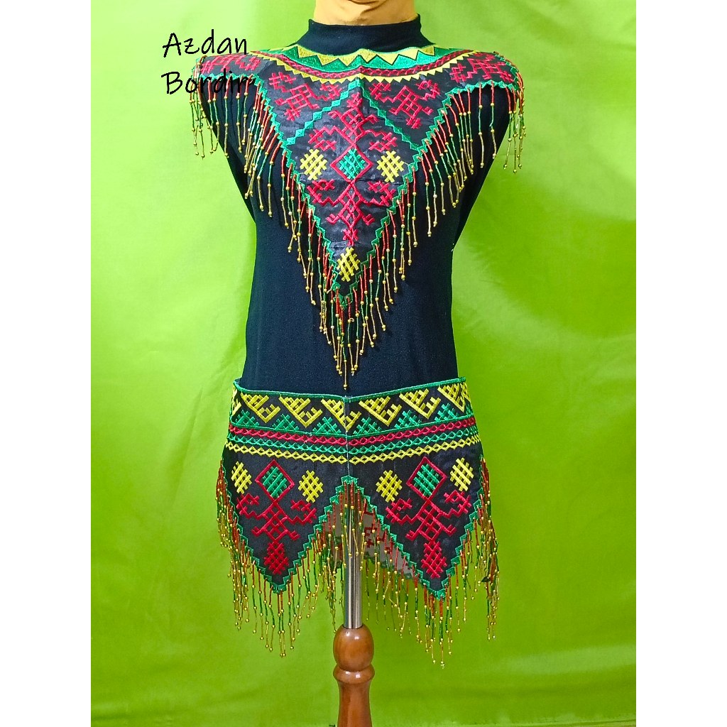 Renda bordir motip bilik juntai payet