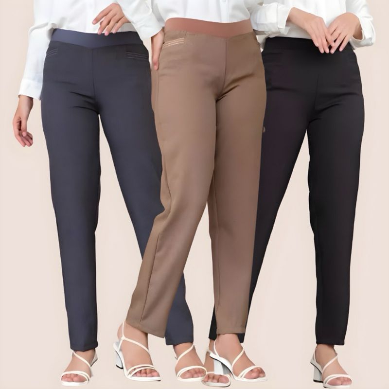 CELANA KANTOR, CELANA KERJA KANTOR WANITA PINGGANG KARET