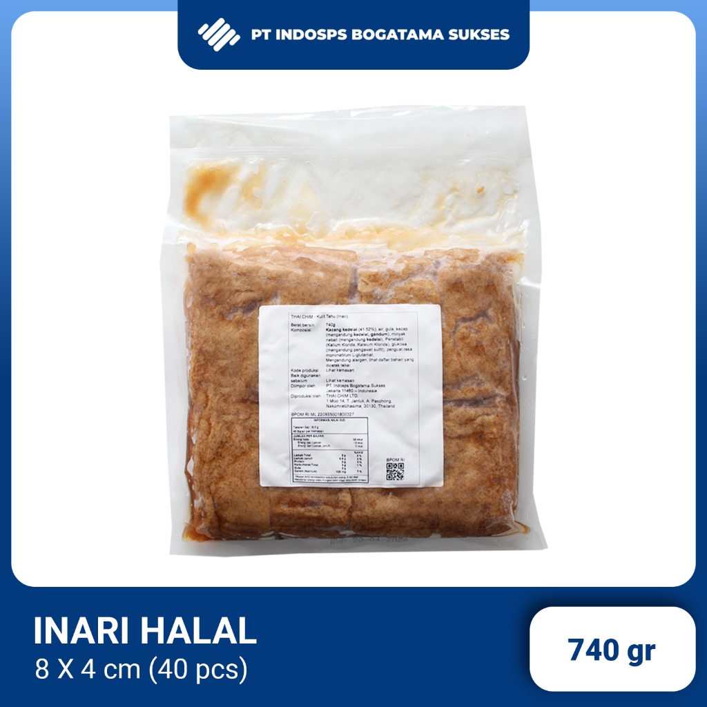 

INARI HALAL (SEASONED FRIED TOFU) || INARI HALAL 8X4 CM