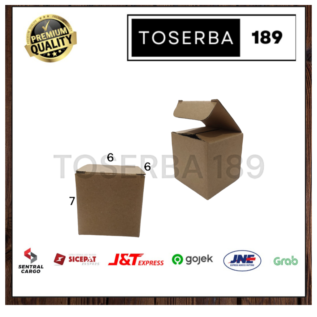 

kardus packing diecut/box pizza uk 6x6x7 cm
