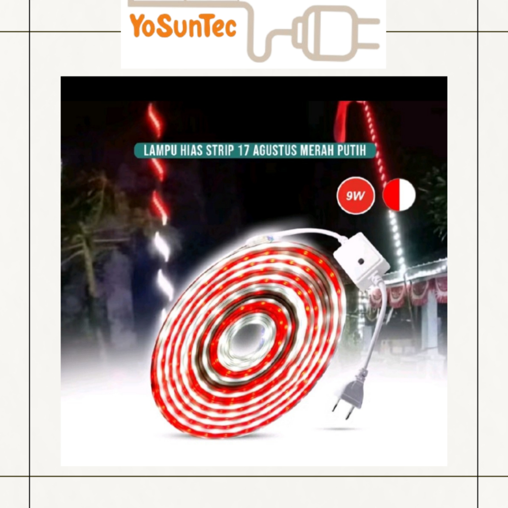 Lampu Led Strip Selang RGB 2835 3528 SMD Rope Light Merah Putih / RGB