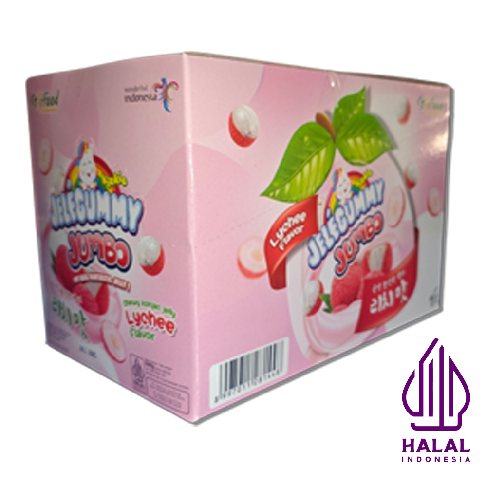 

[BOX ISI 24] Kiokio Jelegummy Jumbo Lychee 35gr