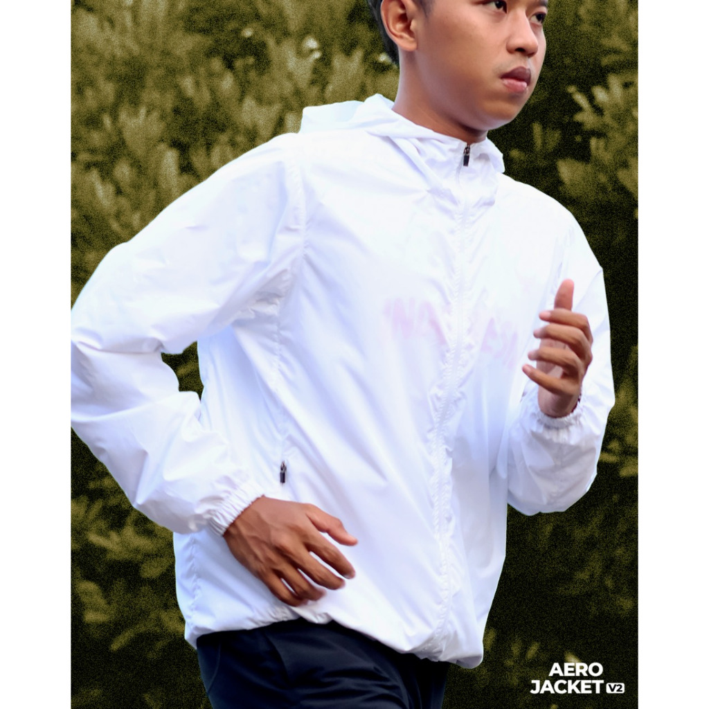 AERO RUNNING JACKET NEW - WHITE
