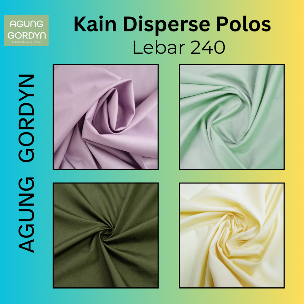 KAIN DISPERSE POLOS 100GSM METERAN L240 - KAIN MICROTEX POLYMICRO (PART 1)