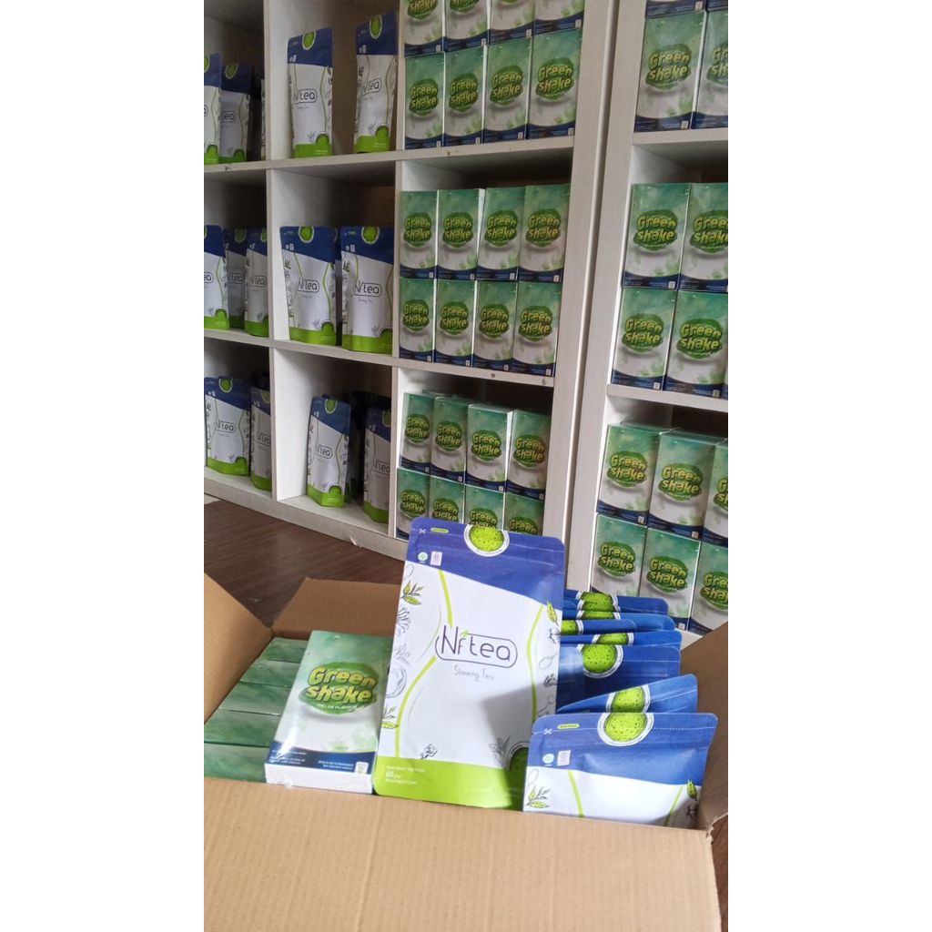 NFTEA Slimming Tea BPOM Aman Greenshake Minuman Pelangsing Herbal Terbukti Ampuh Menurunkan Berat Ba