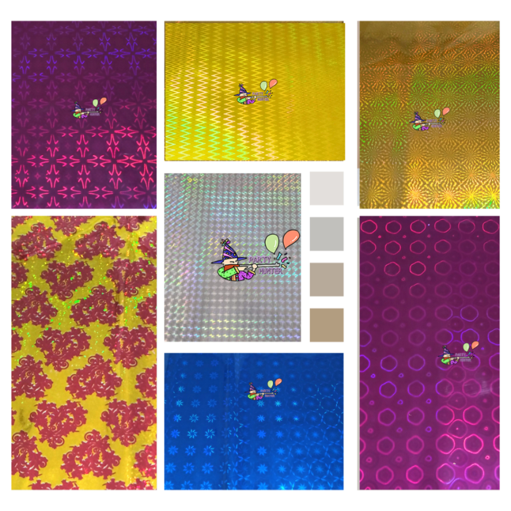 

Kertas Kado Hologram Mengkilap 3D Plastik Kilap Motif (5 pcs) by Color