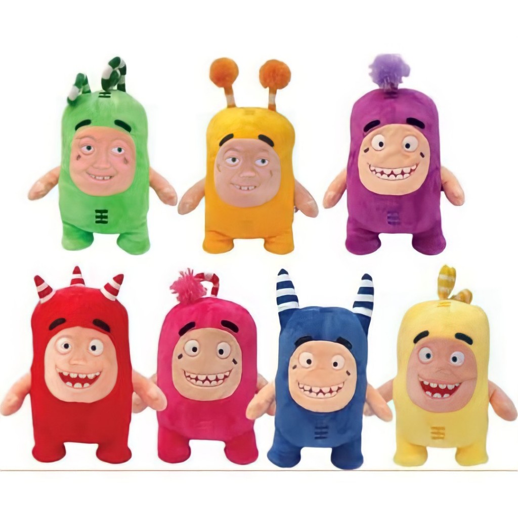 Monek.doll - Boneka Oddbods ukuran 30 cm bahan halus | Mainan anak | Boneka Oddbods Harga Murah