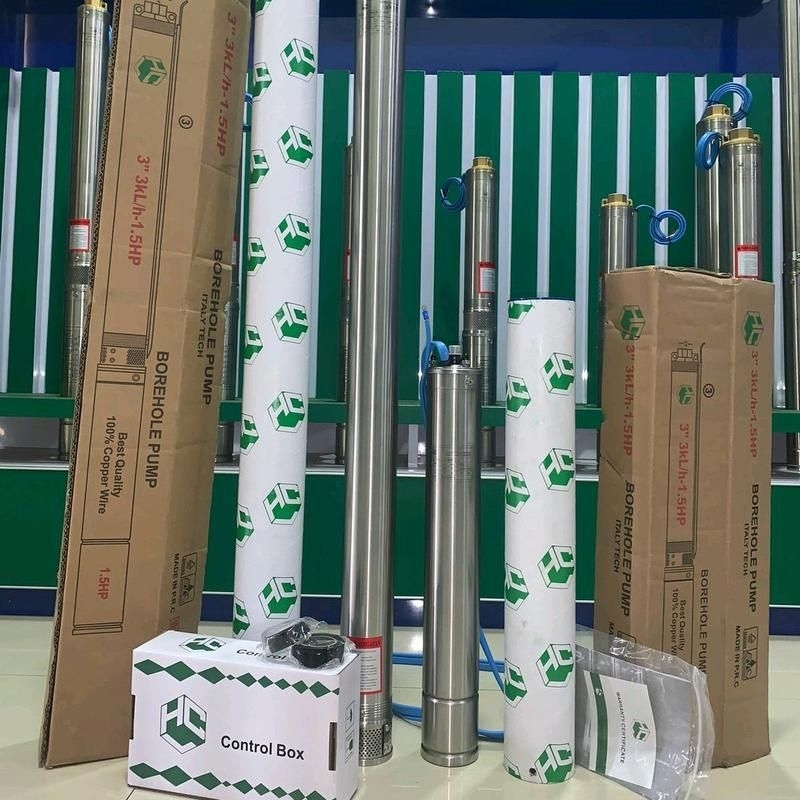 Hcl Pump 1.5 Hp + Kabel 35m 4" SDM 10/7 - 1.5HP 2" 1100W