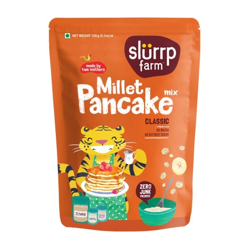 

pancake mix / pancake instant / pancake organik / pancake sehat / premix instant / pancake / slurrp farm / pancake millet