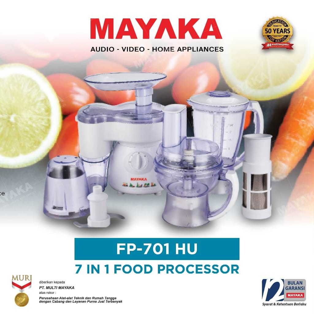 MAYAKA - FOOD PROCESSOR 7 IN 1 MULTIFUNGSI - FP-701 HU - GARANSI RESMI 1 TAHUN