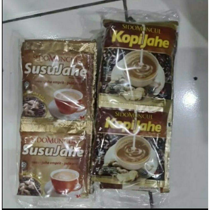 

Susu jahe & kopi jahe sidomuncul renteng