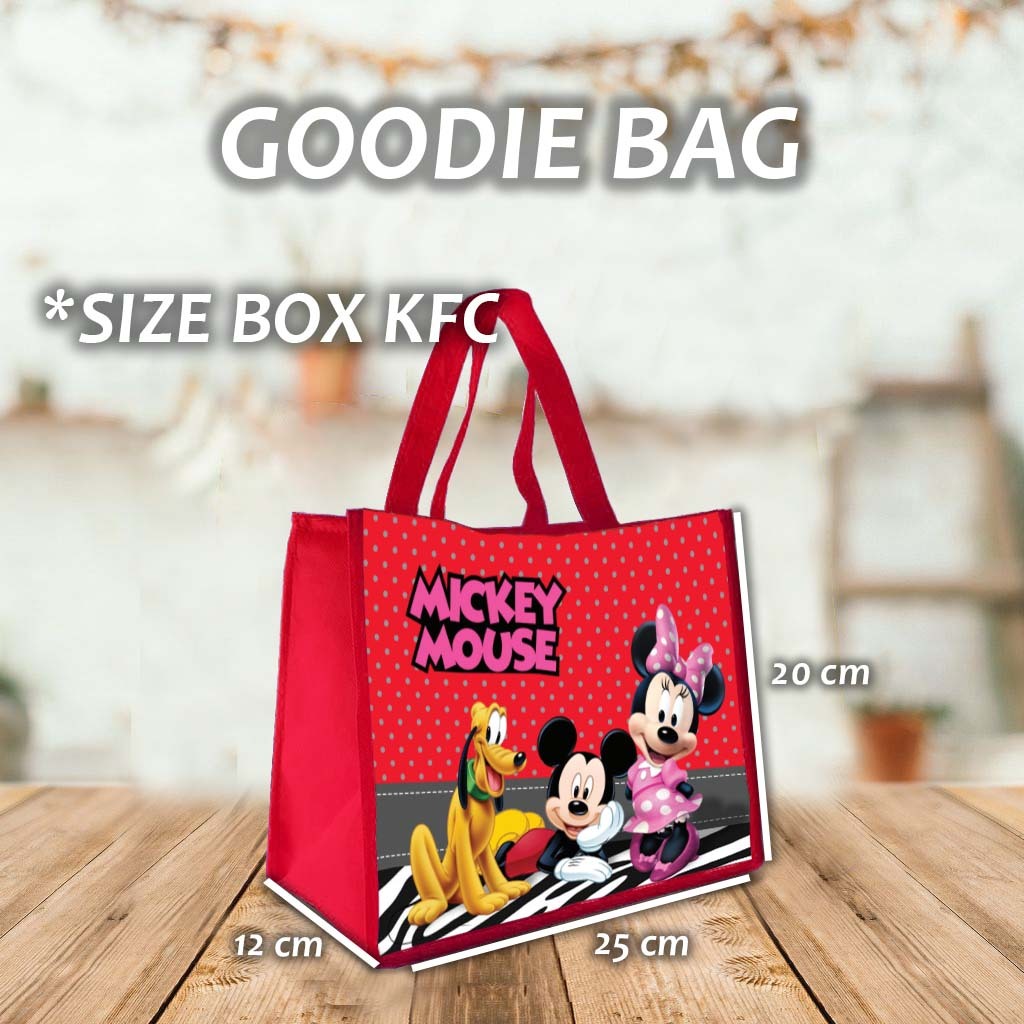 Tas Ultah  Goodie Bag Souvenir Ulang Tahun Aqiqah mickey mouse