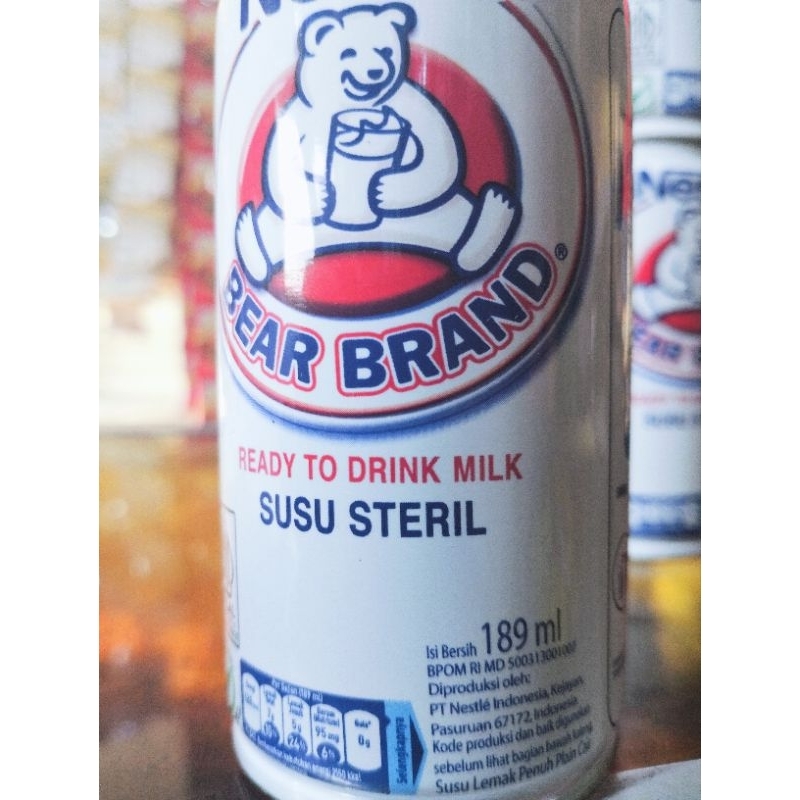 

Susu beruang 189 ml susu steril