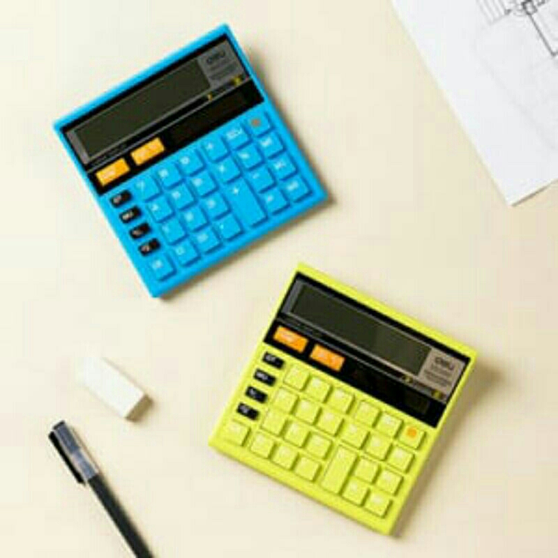 

DELI Kalkulator Meja 12 Digit / Calculator Deli 39231F