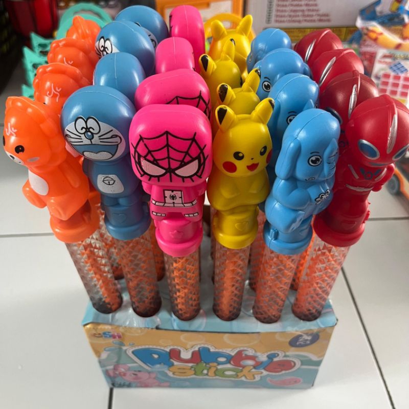 Mainan Bubble Gelembung Anak Karakter Stik