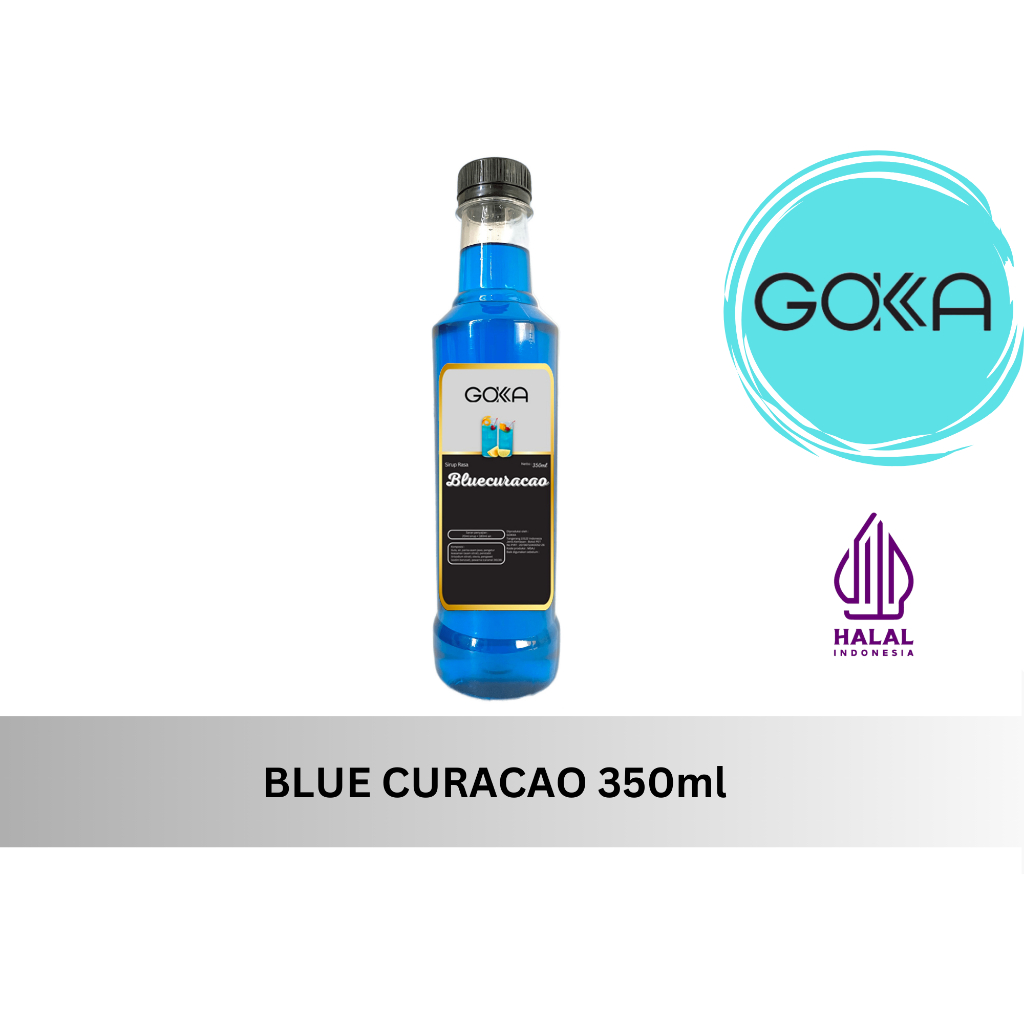 

GOKKA Sirup Rasa Blue Curacao Syrup 350ml