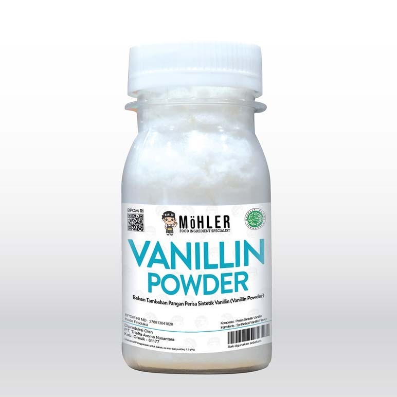 

Mohler Vanillin Powder 20gr / Vanila vanili bubuk kecil botol 20gr