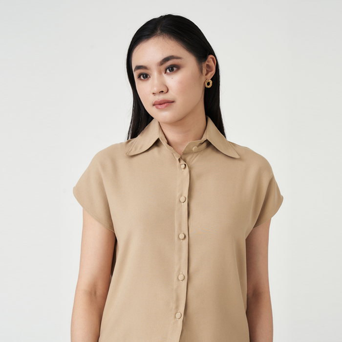 CLEMENCE - Odelia Shirt - Khaki