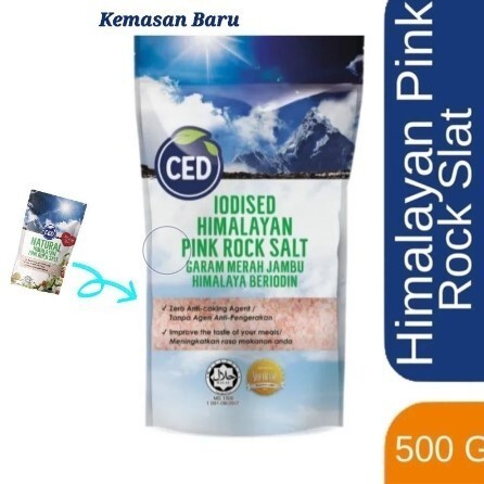 

Garam Himalaya CED Pink Rock Salt 500 gr