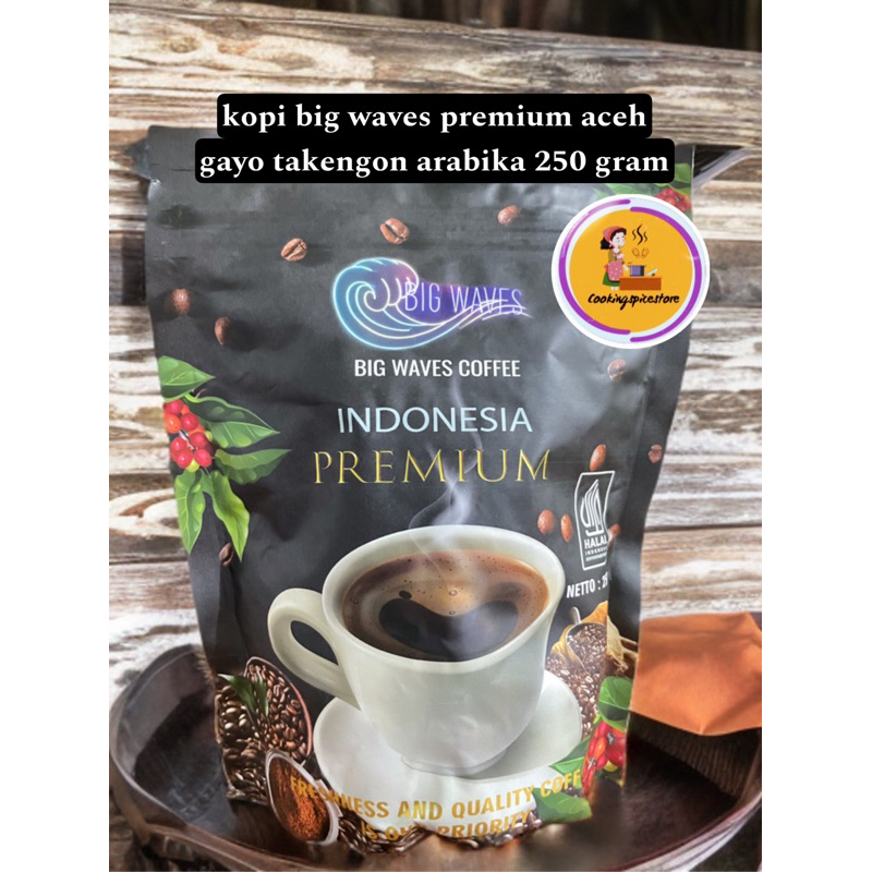 

Kopi Big Waves premium aceh gayo takengon arabika 250 gram