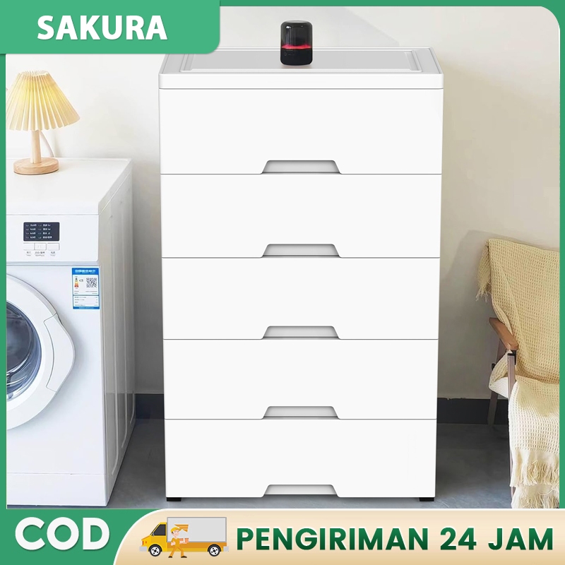 Sakura Loker Plastik jumbo Lemari Plastik susun