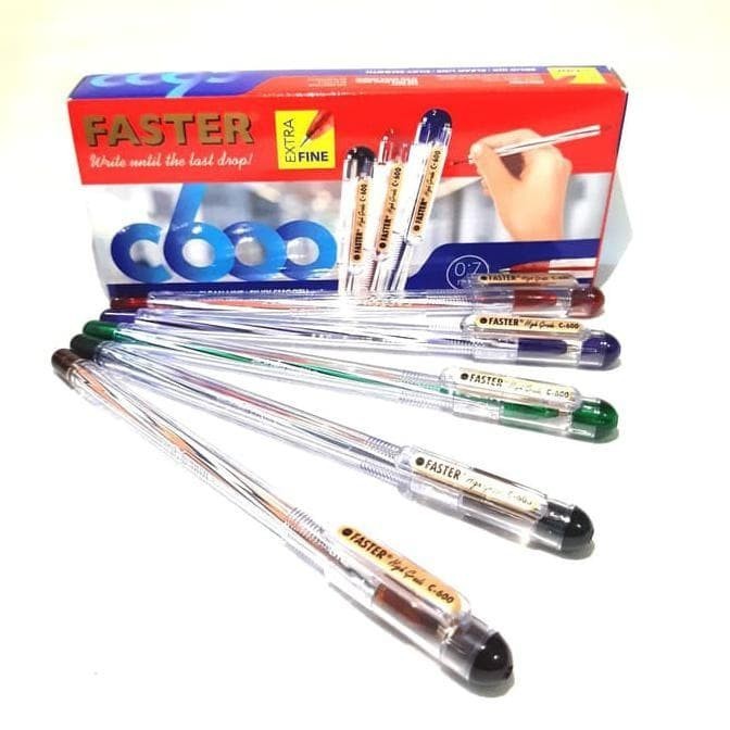 

PULPEN FASTER C600 - PULPEN BUKA TUTUP (1 PCS )