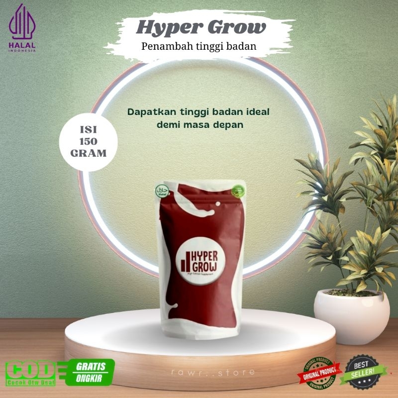 

HYPER GROW SUSU- Peninggi Badan Terlaris /susu penambah tinggi badan / penambah tinggi