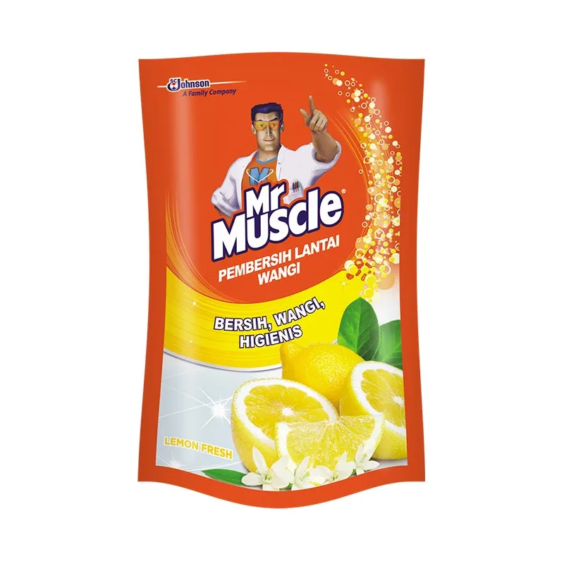 mr muscle pembersih lantai triguna axi lemon fresh
