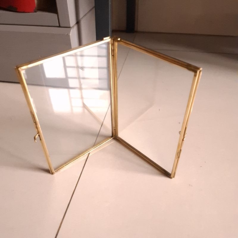 ￼Bingkai Foto Frame Bingkai Foto Gold Emas Frame Photo Pajangan Foto Aesthetic