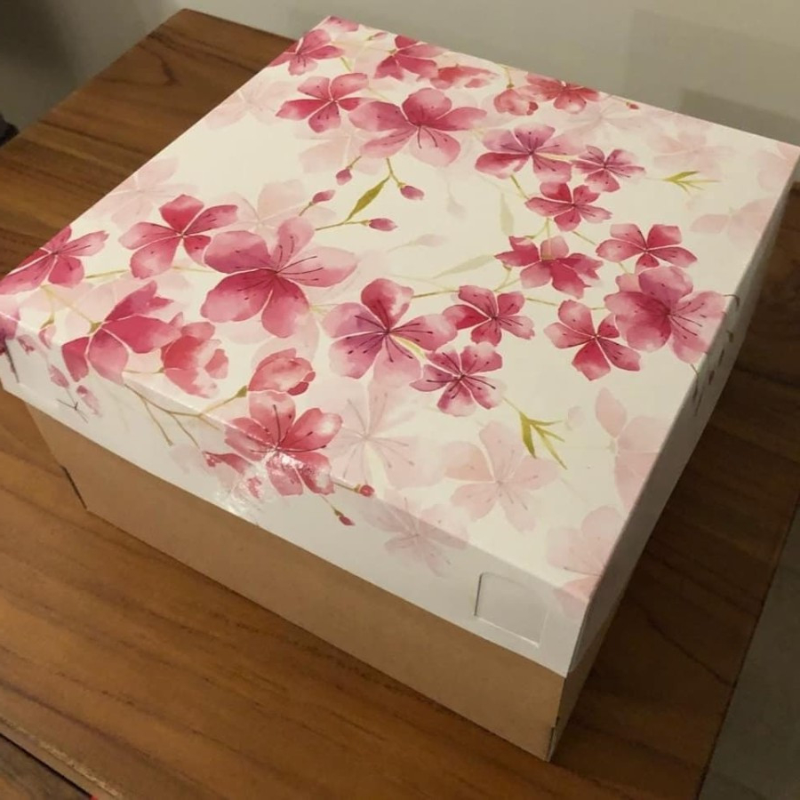 ( 5 pcs ) Cake Box Hampers Kue Ulang Tahun Dus Anggrek Kotak Ukuran 30 Packaging Bolu Lapis Legit