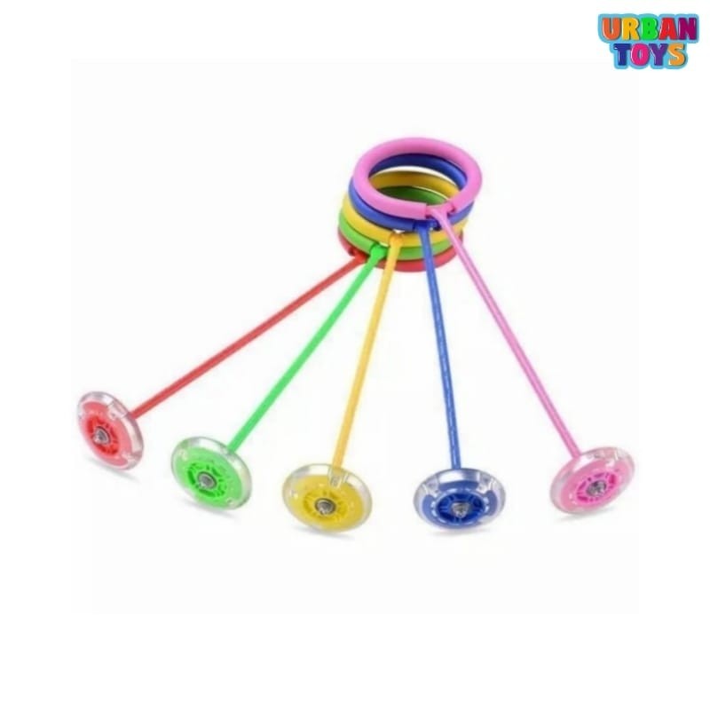 Mainan Anak Hulahoop Kaki LED Lampu Nyala Jumpball