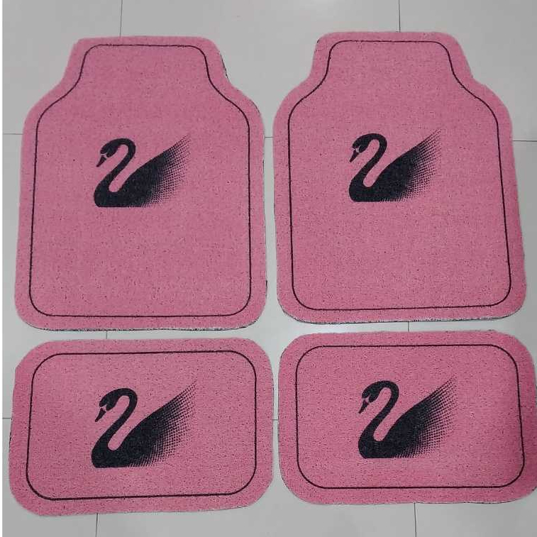 Karpet Mobil Rumput 2 Baris Angsa isi 4 pcs